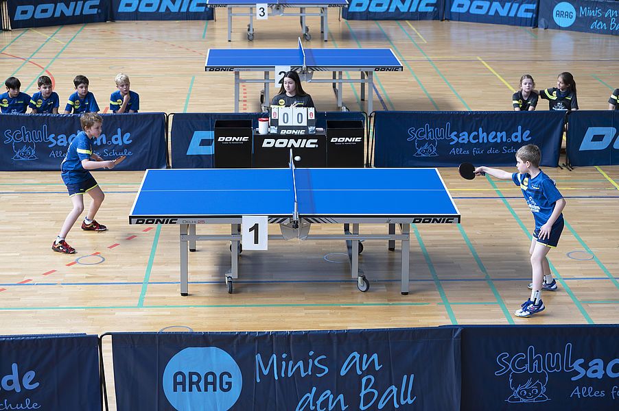 Ein Spiel bei den Minimeisterschaften