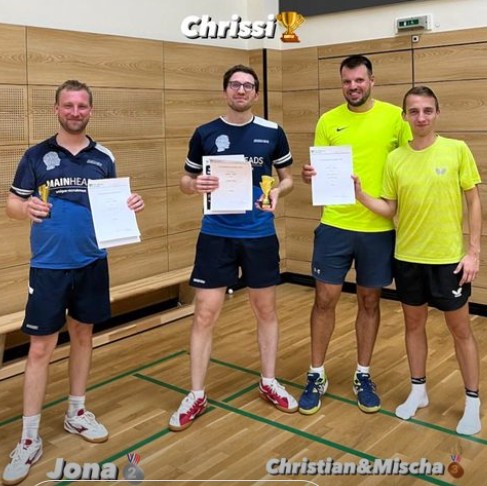 Treppchen der Vereinsmeisterschaften 2023