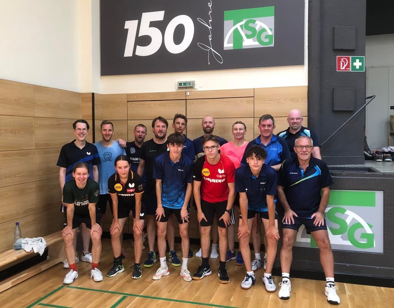 Gruppenbild der Trainingsgruppe zur Saisonvorbereitung 2023