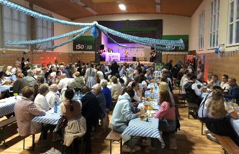 Dekorierte Spatzengasse